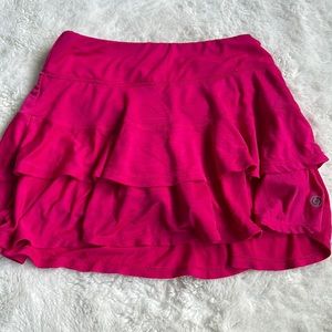 Kids tennis skirt with built in shorts
